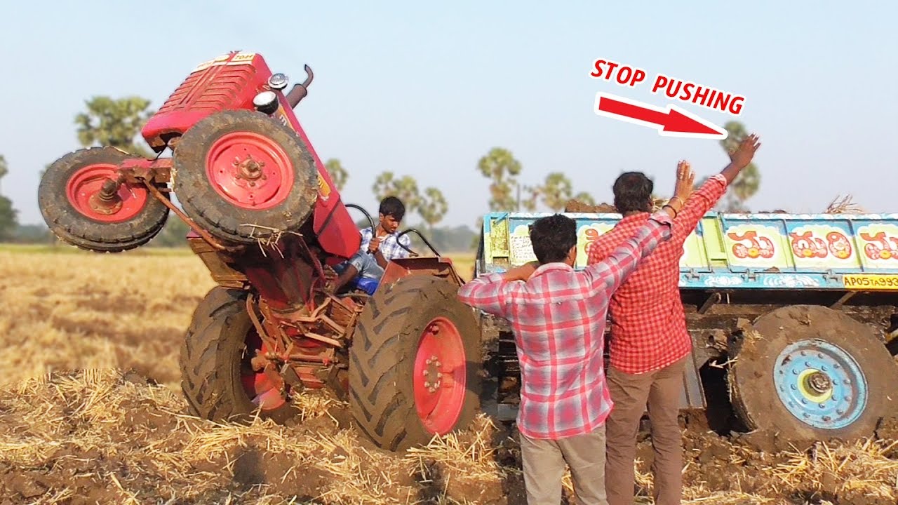 CRAZY Mahindra Tractor 
