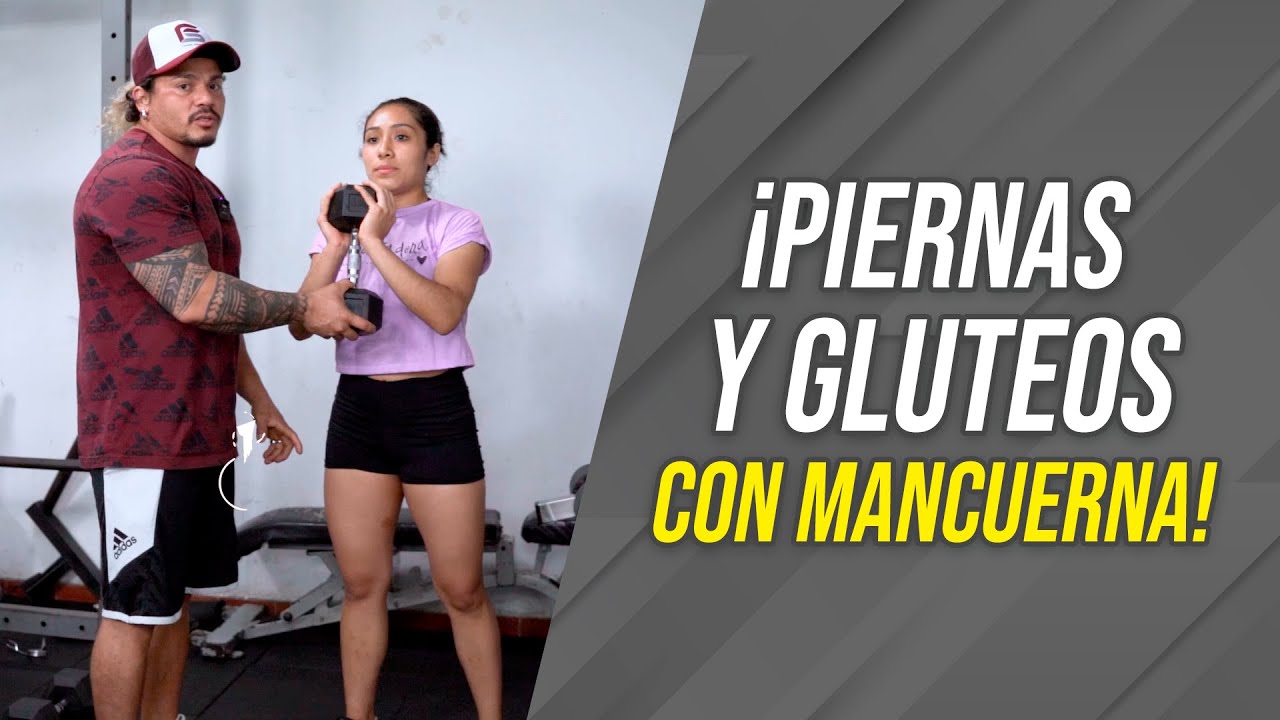 ¡PIERNAS Y GLUTEOS CON MANCUERNA! | Frank Serapión.