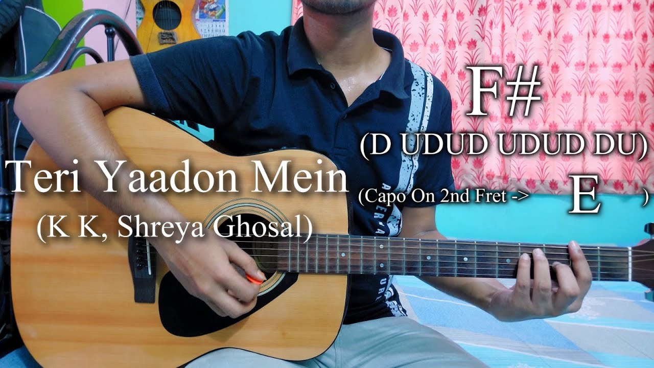Teri Yaadon Mein | The Killer | Easy Guitar Chords Lesson+Cover, Strumming Pattern, Progressions...