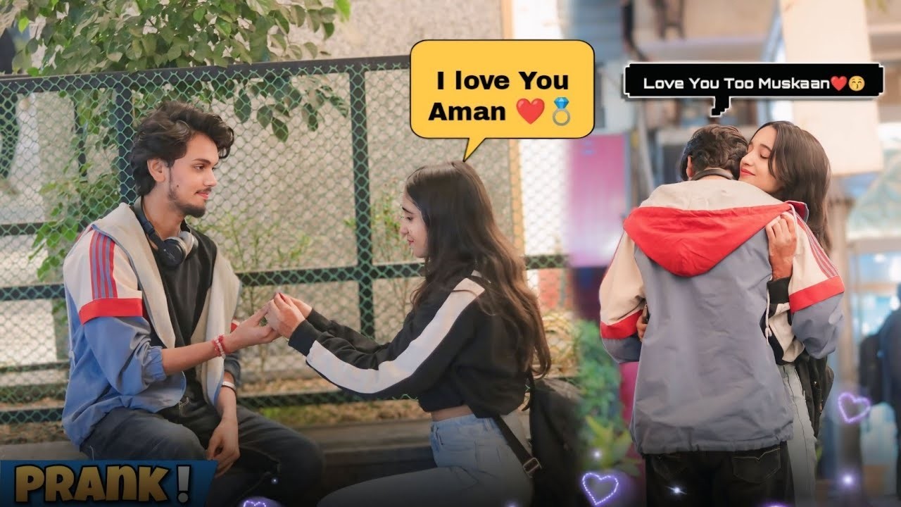 FINALLY SHE PURPOSE ME💍🌹 Aman ने हां बोल दिया ❤️😍    The Prank Show
