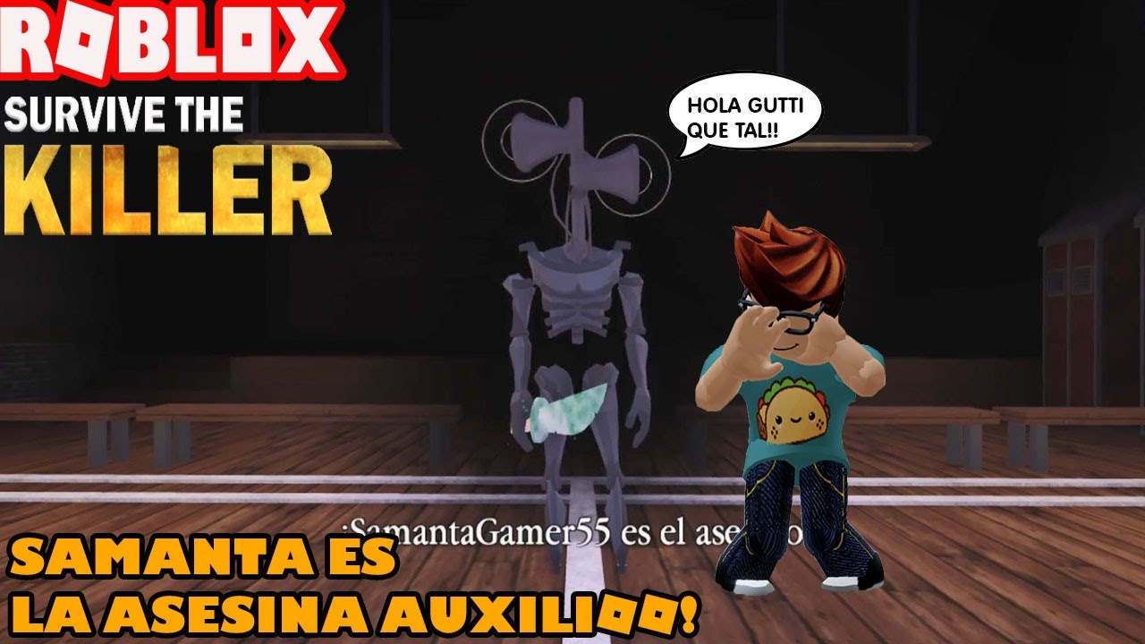 Me Persigue la Asesina Mas Bonita! Quien Sera?jaja Sobrevive al Asesino Roblox