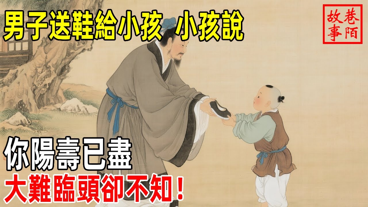 男子送鞋給小孩，小孩說：你陽壽已盡，大難臨頭卻不知！【巷陌故事會】