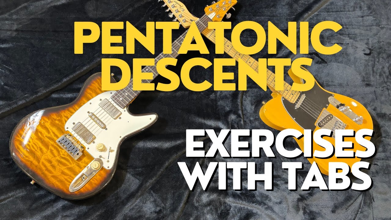 10 PENTATONIC DESCENDING LICKS IN Em