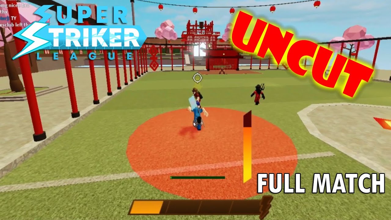FULL MATCH UNCUT GAMEPLAY ⚽ Super Striker League ⚽ Roblox