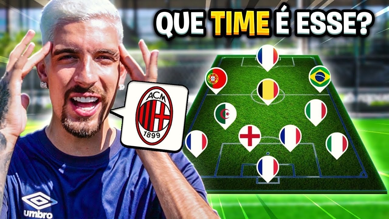 ADIVINHE OS TIMES PELOS PA&Iacute;SES DOS JOGADORES!!