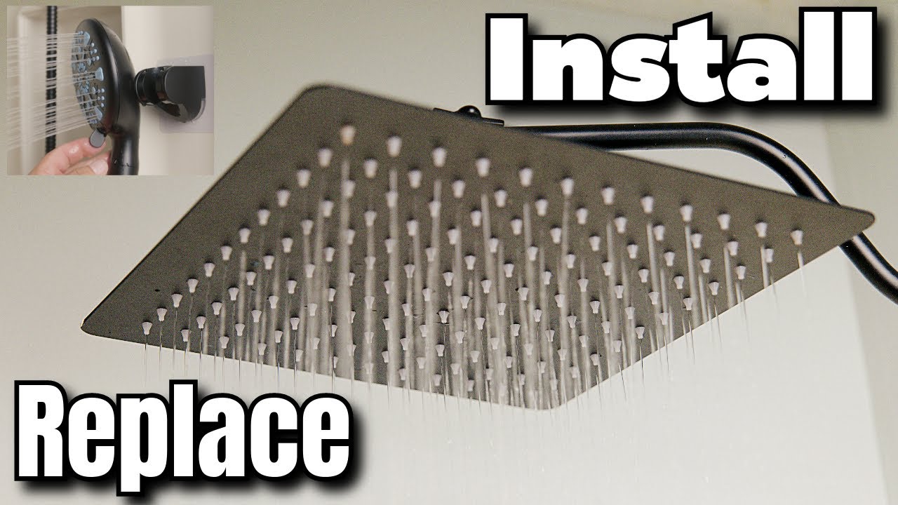 How To Install Rainfall Shower  Easy Simple