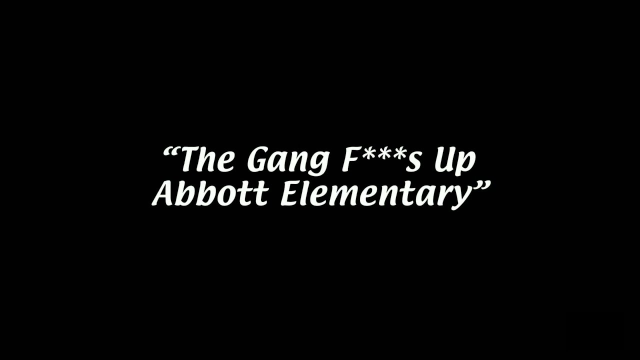 "The Gang F***s Up Abbott Elementary": IASIP Cold Open