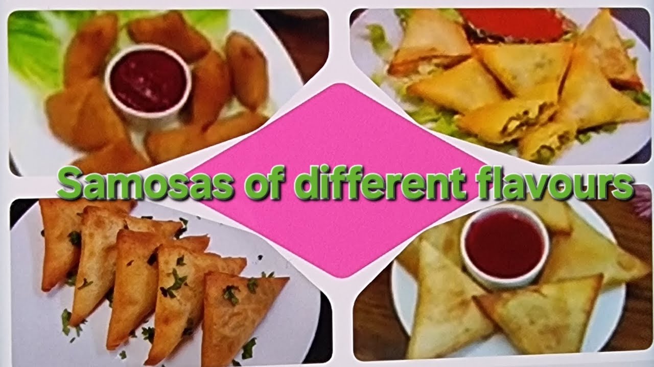 Samosas of different flavours | Samosa Recipes | CookwithRubeena 