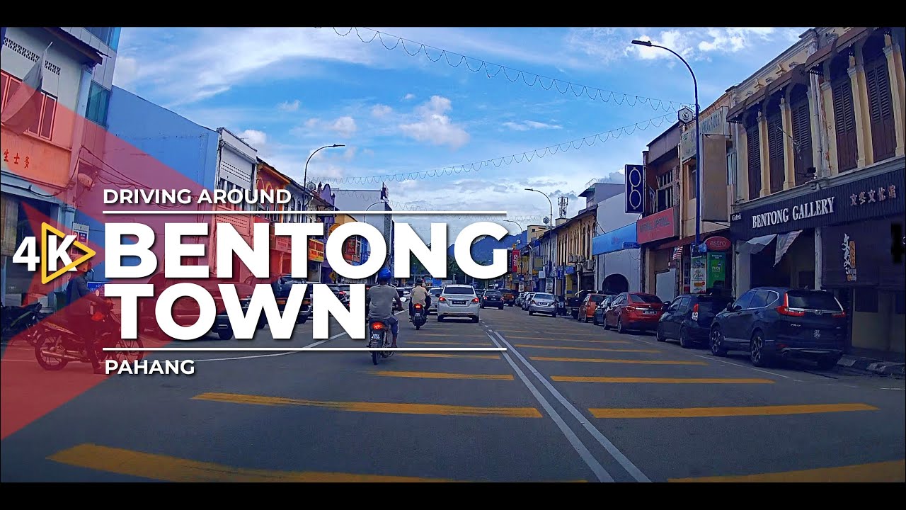 [4K] Driving around BENTONG TOWN (Pahang)