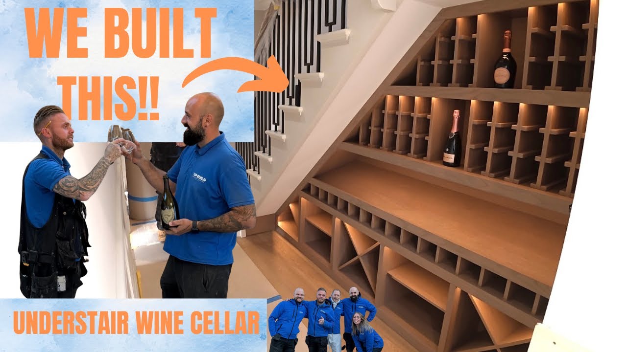 ✨ Dream Understairs WINE CELLAR | Step-by-Step Build & Transformation 🍷🔨