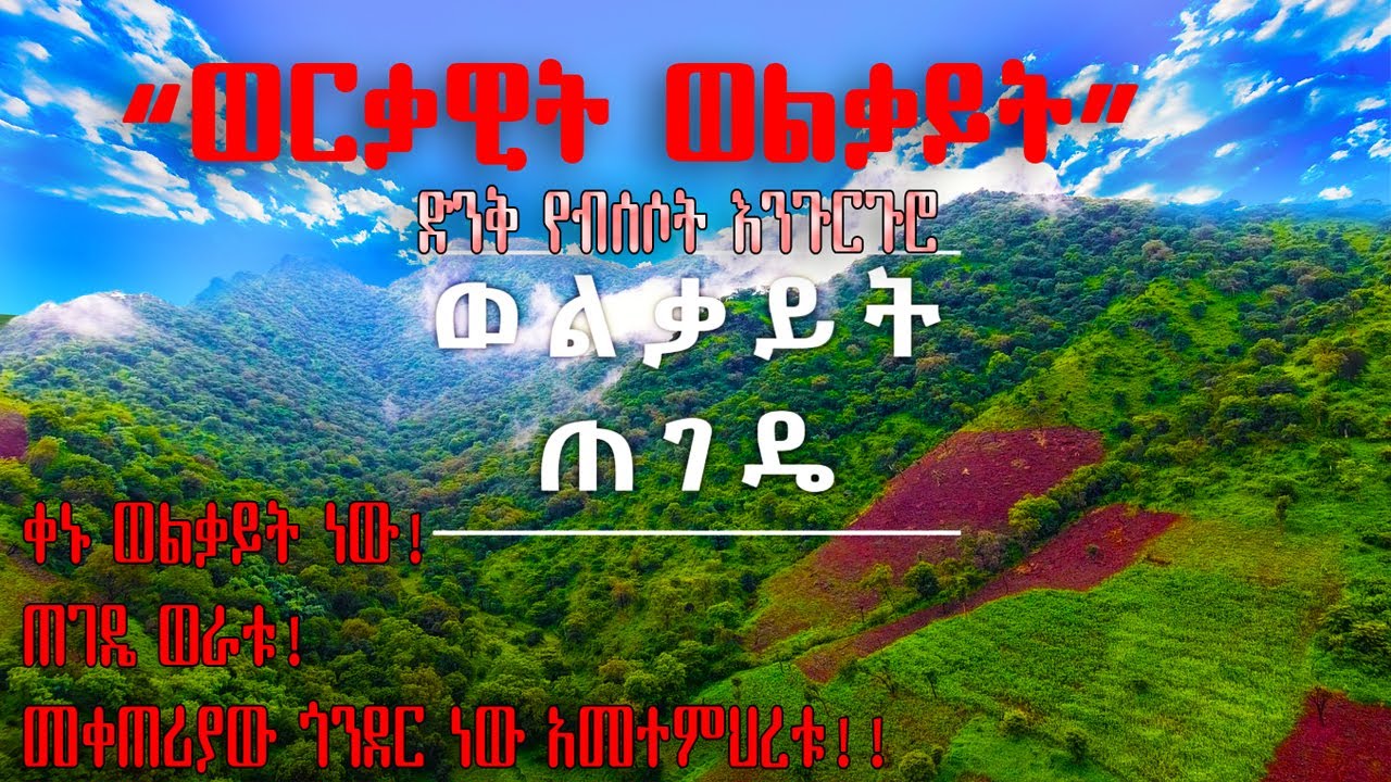 “ወርቃዊት ወልቃይት” ቀኑ ወልቃይት ነው! ጠገዴ ወራቱ! መቀጠሪያው ጎንደር ነው አመተምህረቱ!! ድንቅ የብሰሶት እንጉርጉሮ