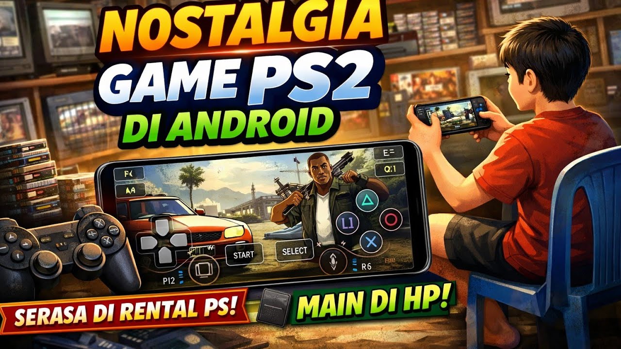 main ps2 di android yukk pakai mulator aethersx2
