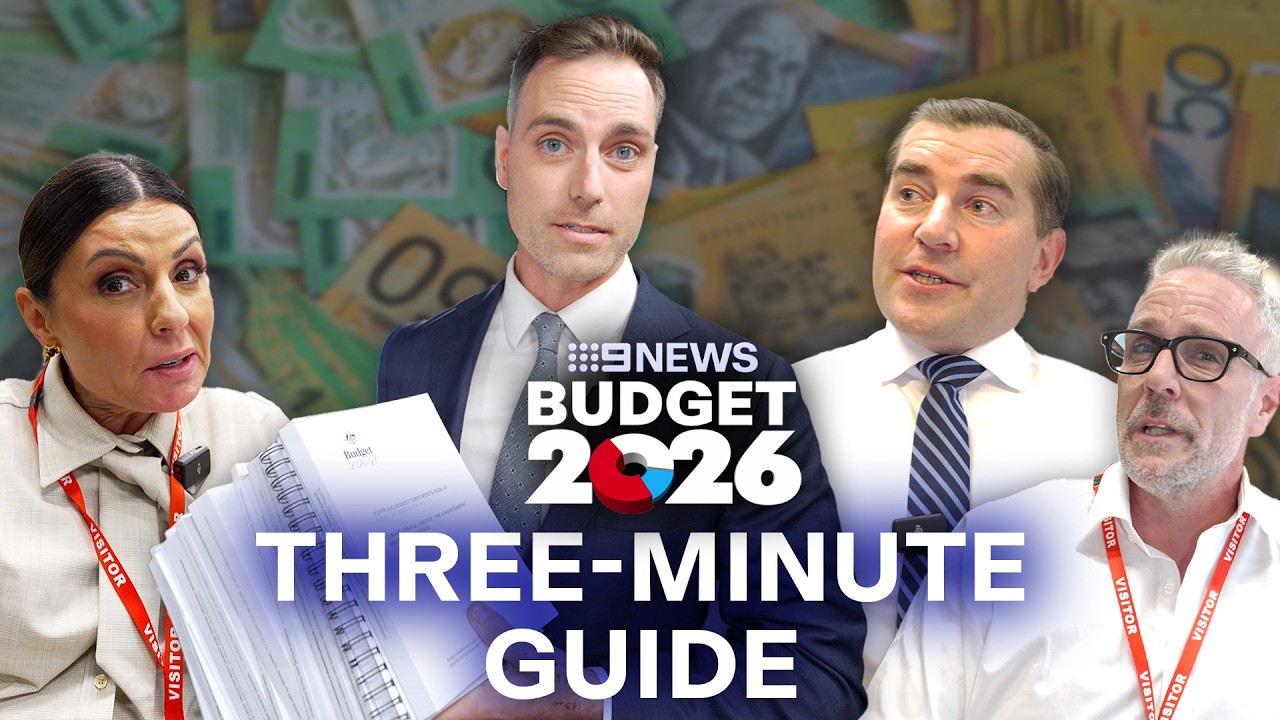 Chris Kohler's Three-Minute Guide to the 2026 Federal Budget | 9 News Australia