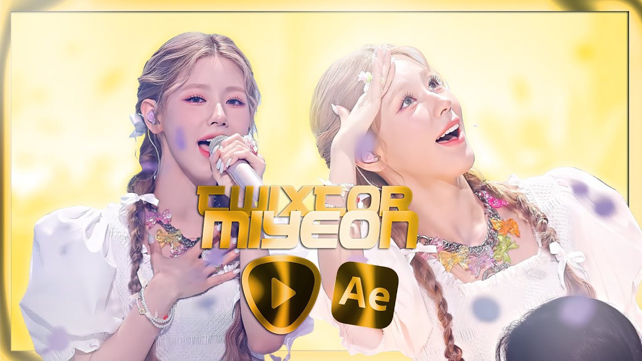 MEGA TWIXTOR CLIPS 4K (G)I-DLE MIYEON FACECAM