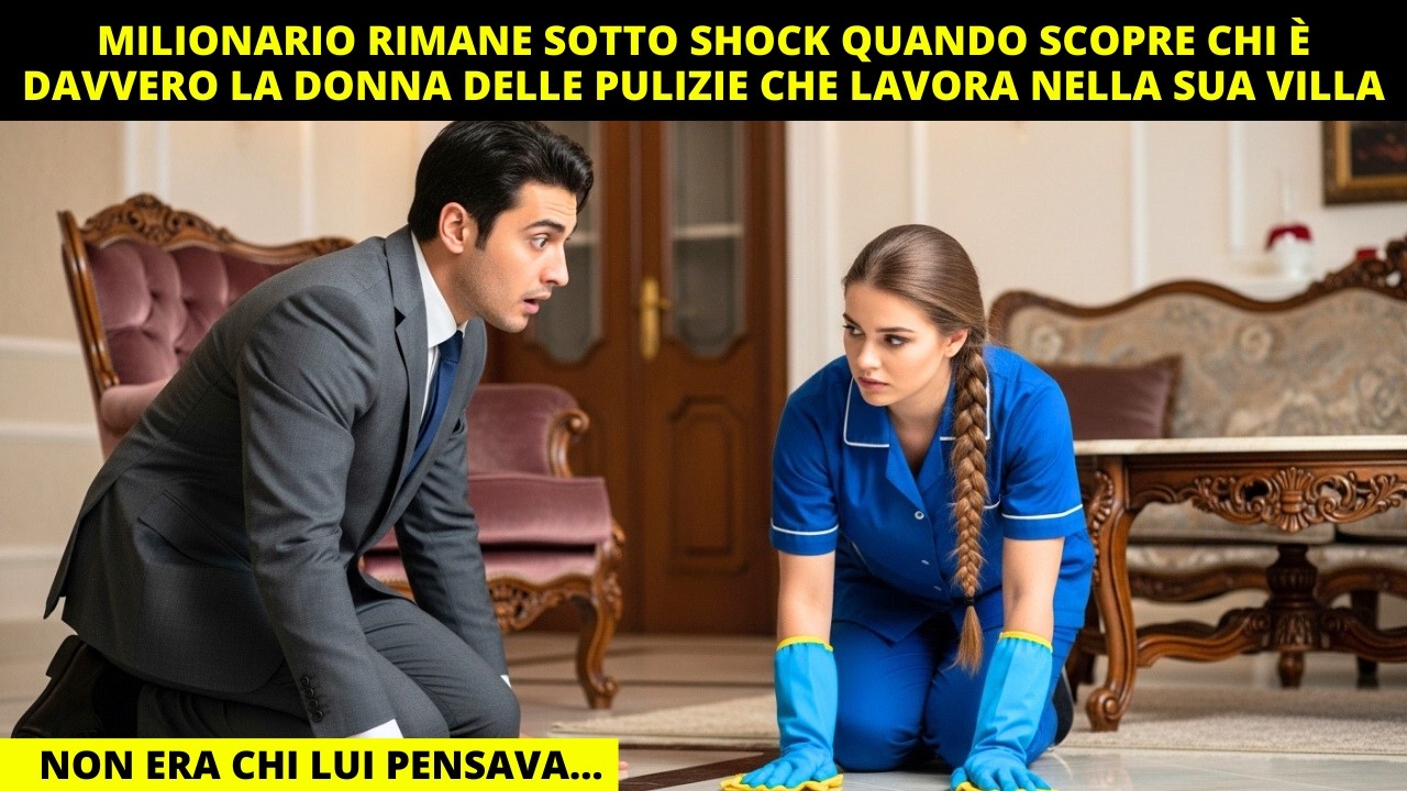 MILIONARIO RIMANE SOTTO SHOCK QUANDO SCOPRE CHI È DAVVERO LA DONNA DELLE PULIZIE CHE LAVORA NELLA...