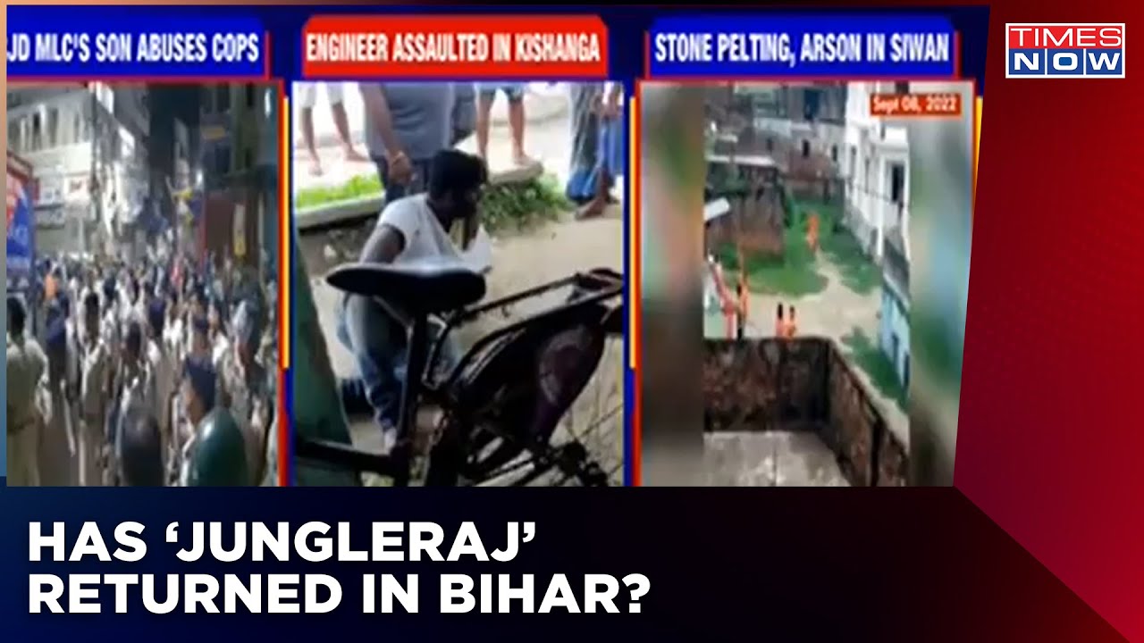 Cops Chased & Thrashed In Bihar, Violence On Rise; Has Jungleraj Returned In Bihar? |