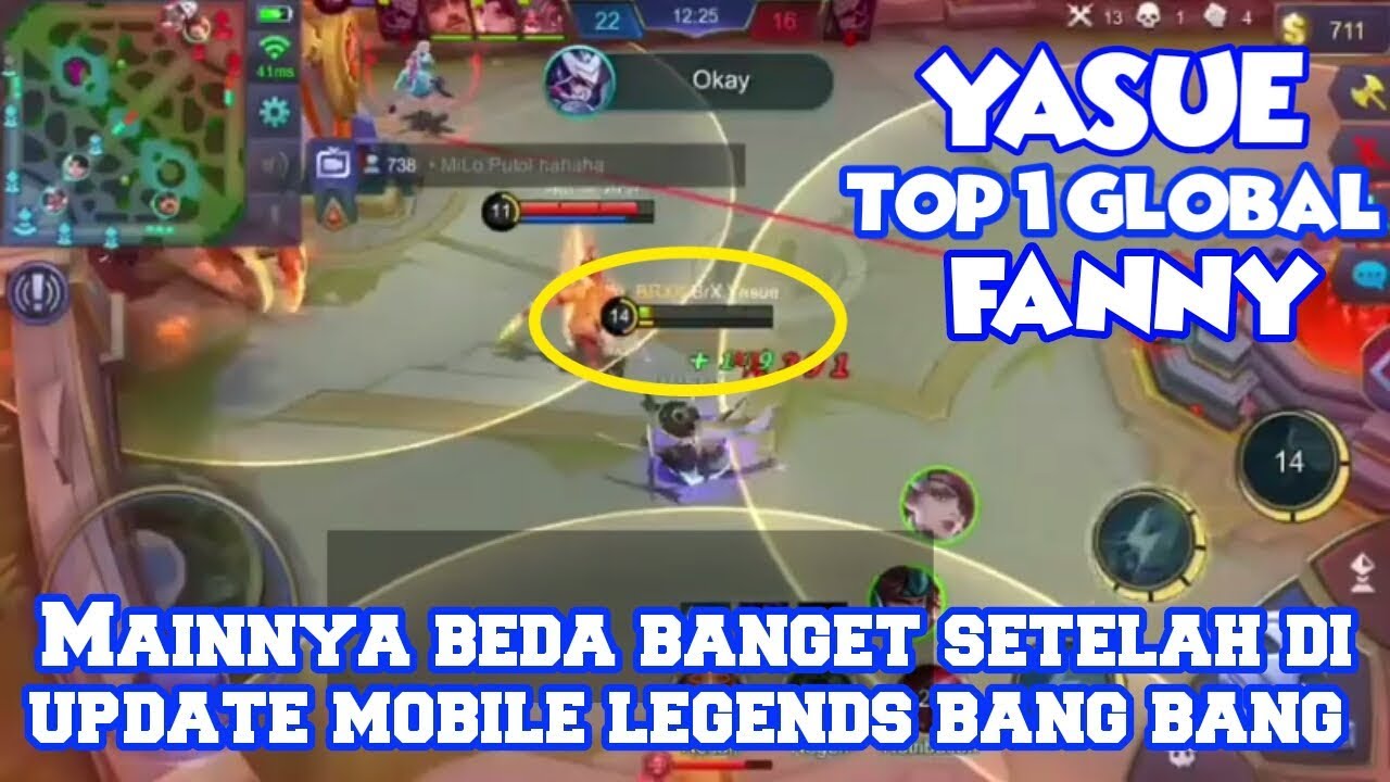 Hal Yang Gw Pelajari Dari Top 1 Global FANNY Yasue Setelah Update baru Mobile Legends
