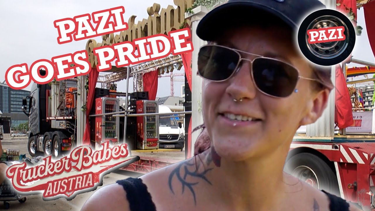 Truck wird zum Saunatempel: Pazi darf auf Regenbogenparade fahren 🏳‍🌈 | Trucker Babes Austria | ATV