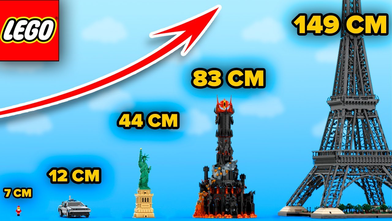 LEGO Sets From Shortest to Tallest | Comparison