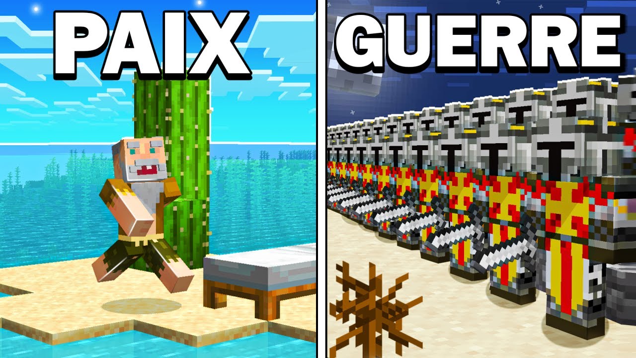 1000 JOUEURS créent une civilisation sur Minecraft : Riche VS Pauvre