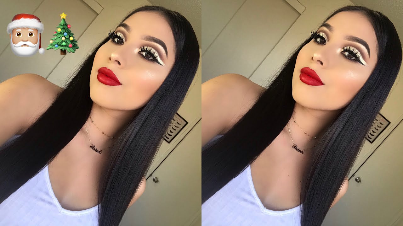 Christmas Glam Makeup Tutorial | Jocy Reyes
