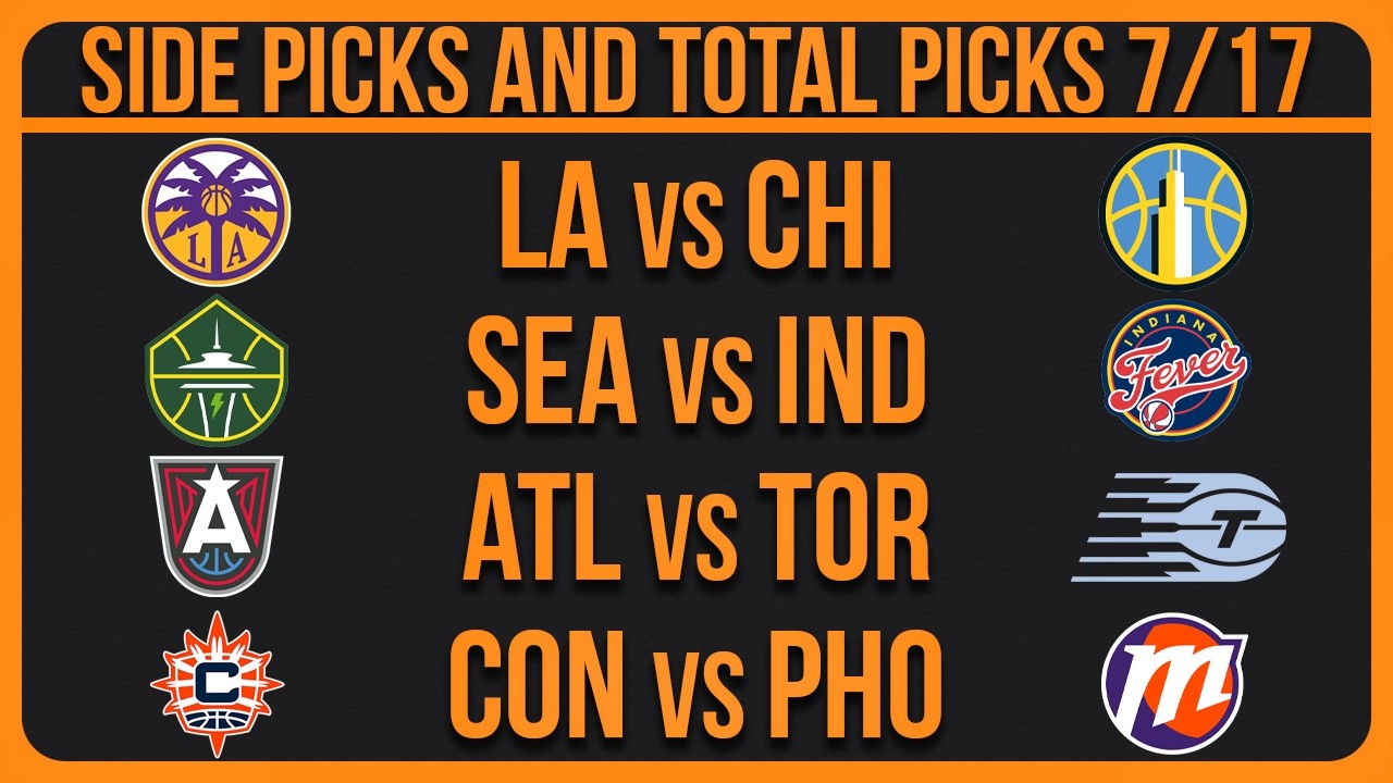 WNBA Picks Today Friday 7/17/26 | FREE WNBA Best Bets & Predictions