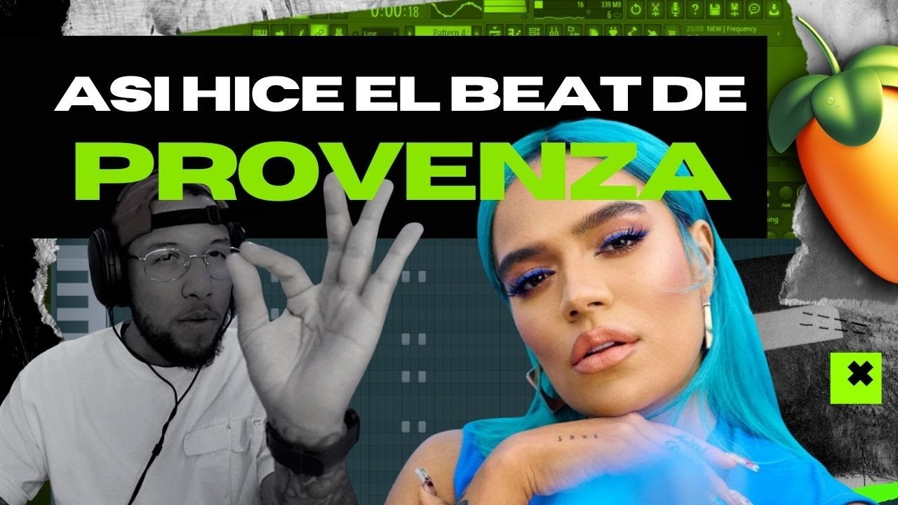 Asi HICE el beat de PROVENZA de KAROL G en FL STUDIO