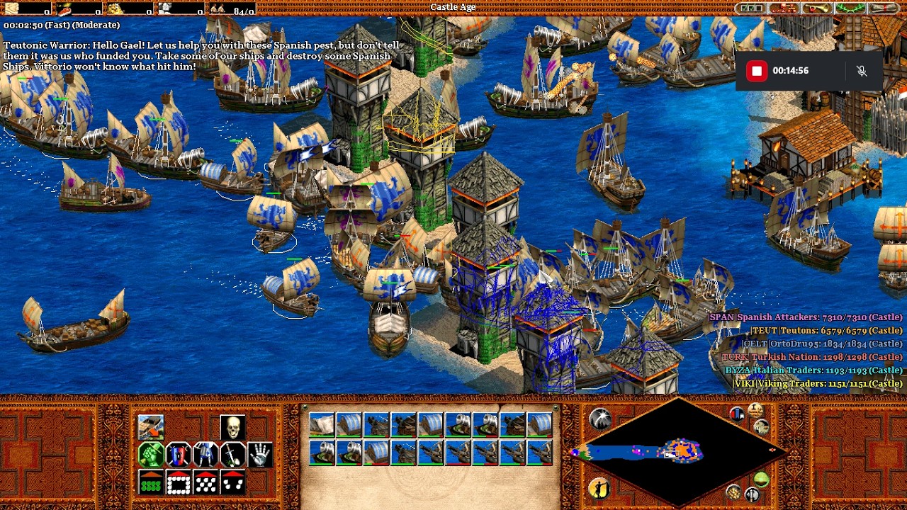 Age of empires 2 custom campaign: Gael the strong (part 6) (No commentary)