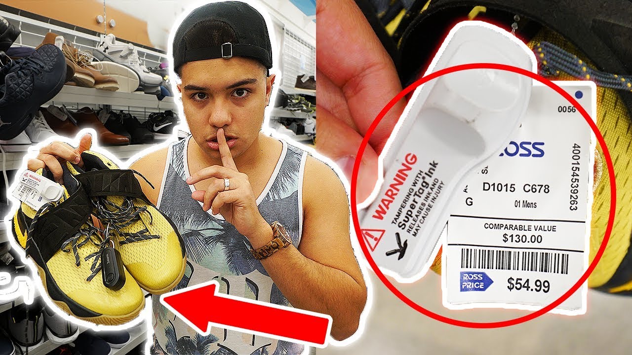 HOW TO STEAL SHOES FROM ROSS!! **EASY**
