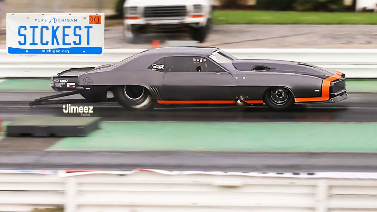 SICK SECONDS 2.0! TOM BAILEY'S '69 TWIN TURBO CAMARO! 6.76@212.73! HOT ROD DRAG WEEK CORDOVA!