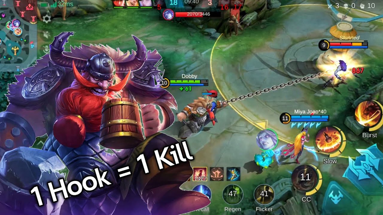 Franco MVP Gameplay – Hook Like a Pro! | Mobile Legends🎯 