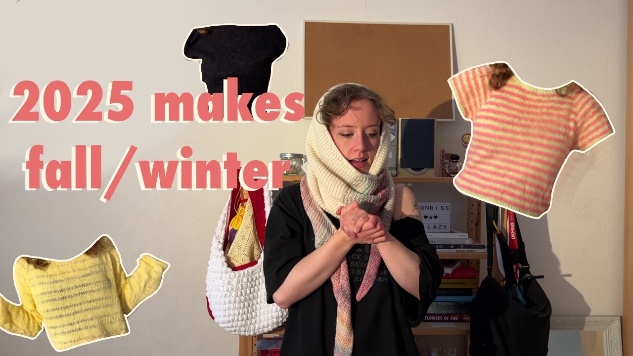 everything I made in 2025 pt.2 (jul~dec) | new yarns, making bags, favorites + a lil’ life update