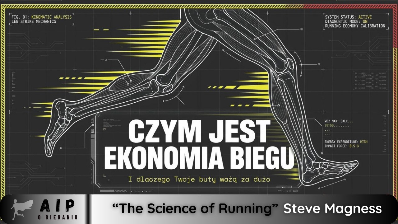39 - Sekret chudych łydek i lekkich butów. Ekonomia vs Efektywność biegu