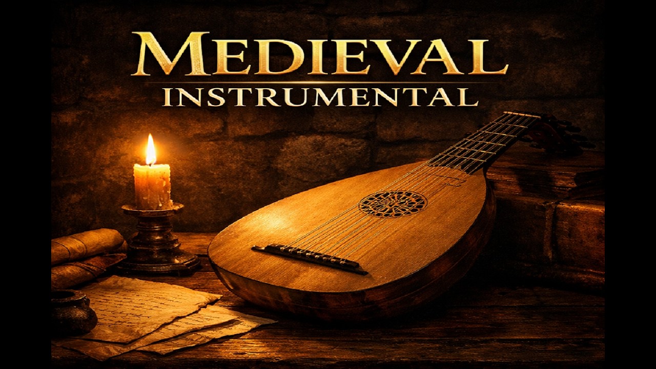 Medieval Instrumental Music for Focus — Ancient Lute, Harp & Dark Ages Ambient
