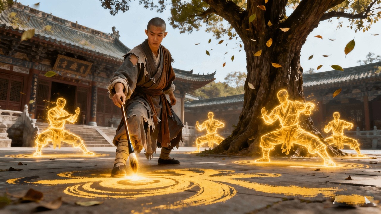 武俠電影！最不起眼小和尚竟然偷學成絕世武功，在危急關頭救下方丈！#成龍 #武俠 #功夫 #劉亦菲 #王一博 #肖戰
