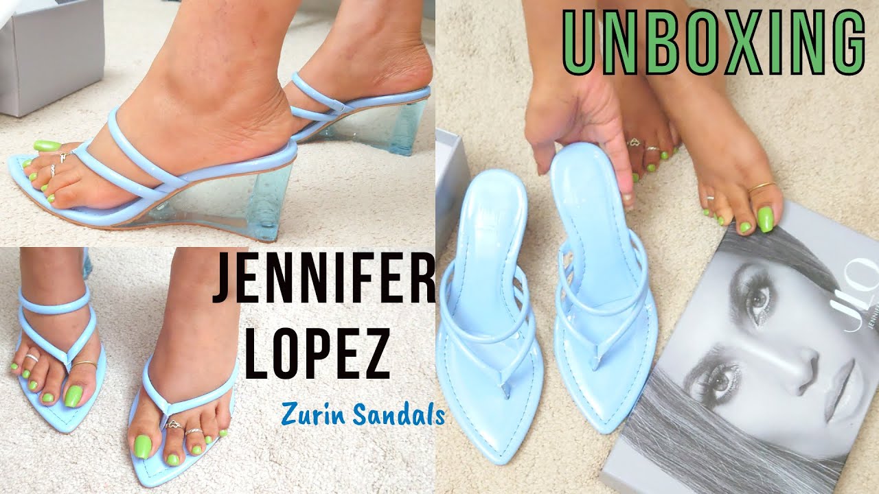 Jennifer Lopez JLo Zurin Sandals (Unboxing)