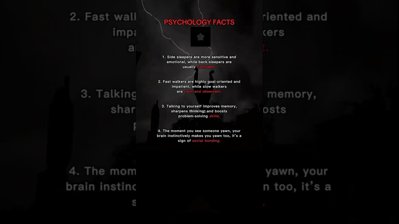Amazing Psychology Facts About Sleep, Walking, and Behavior