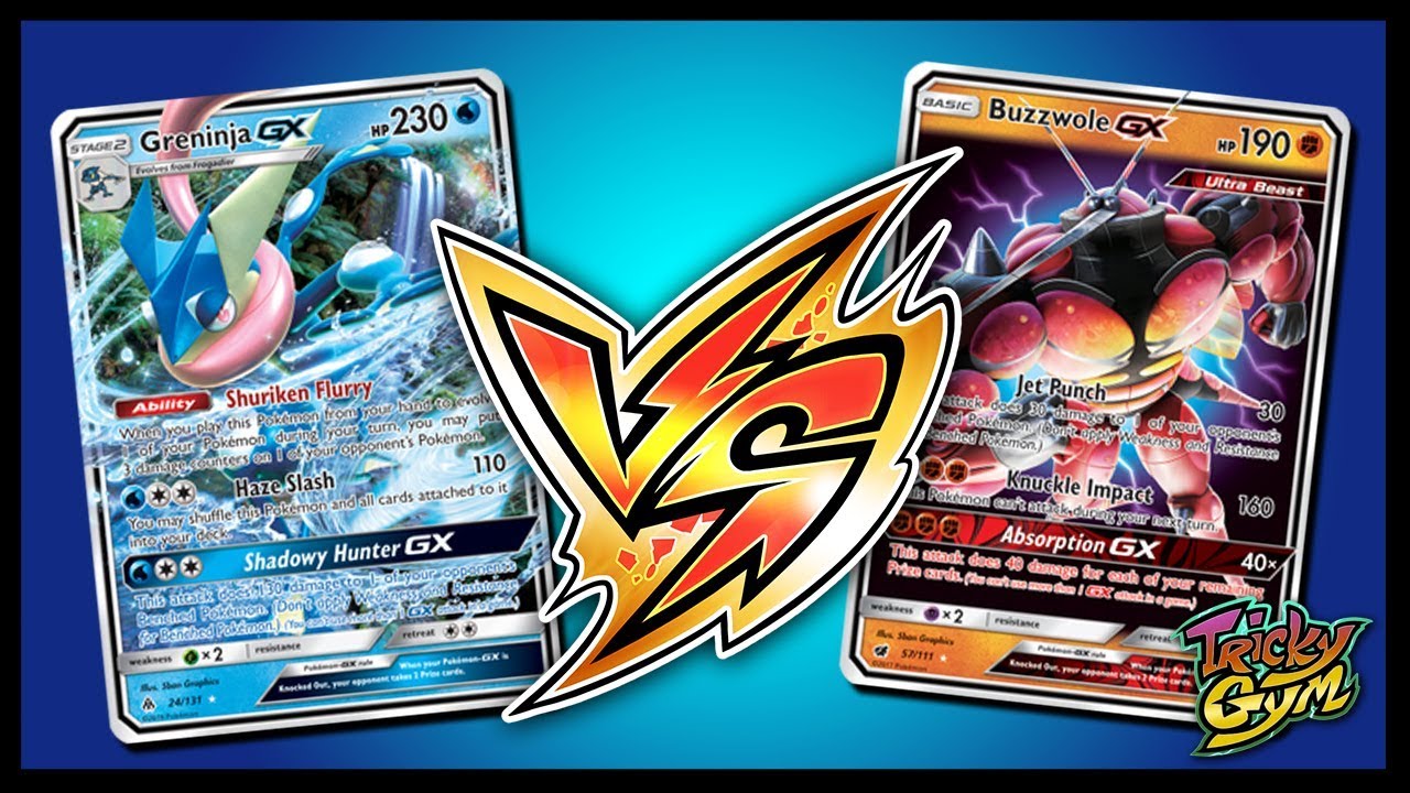 Greninja GX vs Buzzwole GX / Lycanroc GX - Pokemon TCG Online Gameplay