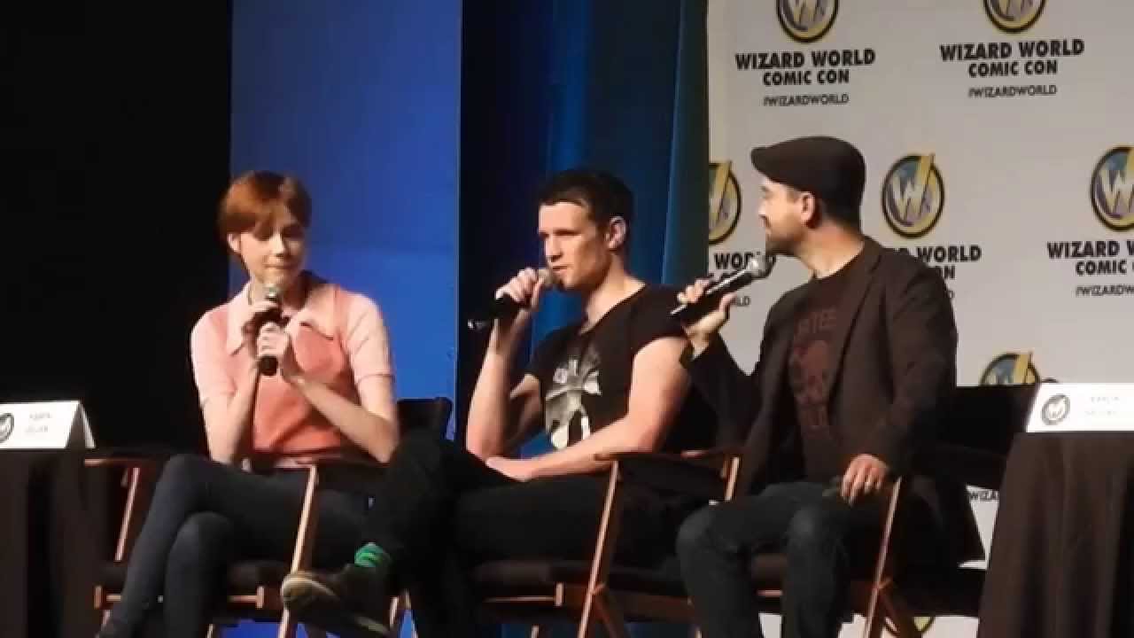 Doctor Who Q&A Panel w/ Karen Gillan and Matt Smith 2014 Wizard World Philly