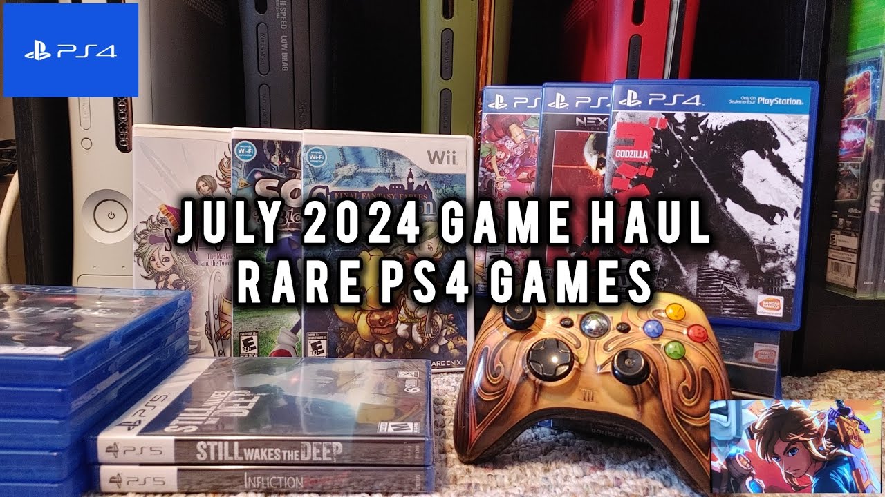 Rare PS4 Games July 2024 Video Game Haul