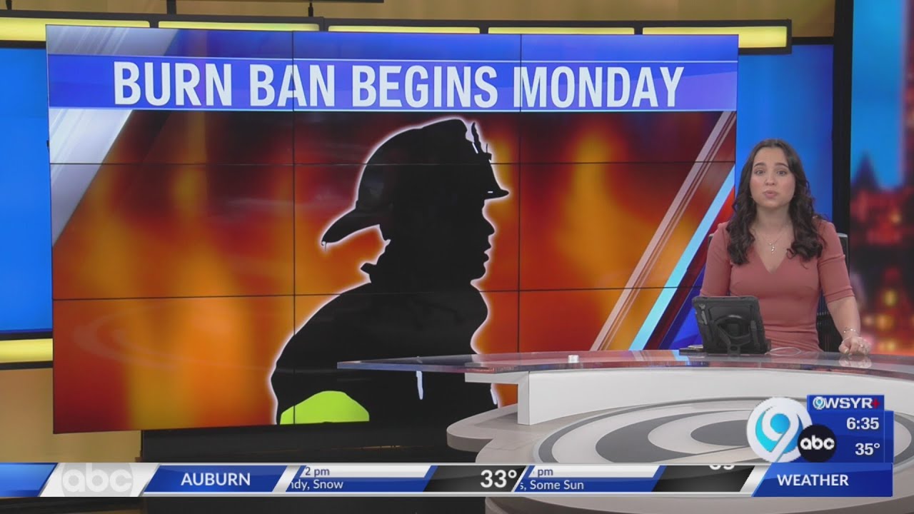 TMN Saturday-- Burn Ban in Syracuse starts Monday