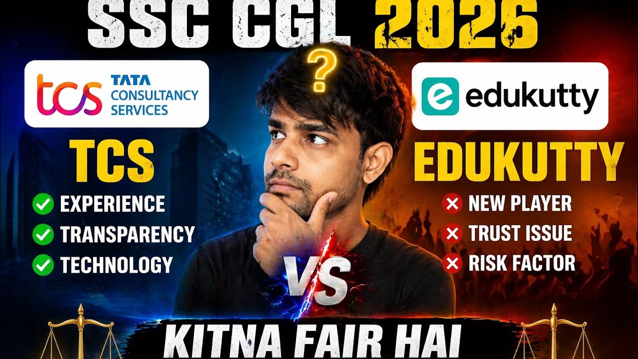 SSC CGL 2026 | TCS vs Edukutty 🤯 Kitna Fair Hai CGL Exam?