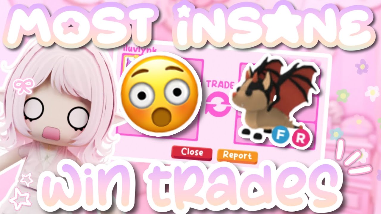 ♡⸝⸝ САМЫЕ БЕЗУМНЫЕ И ВЫГОДНЫЕ ТРЕЙДЫ В ИСТОРИИ! #adoptme 🥳🌸 | Видео по трейдам в Adopt Me ⋆˚꩜｡