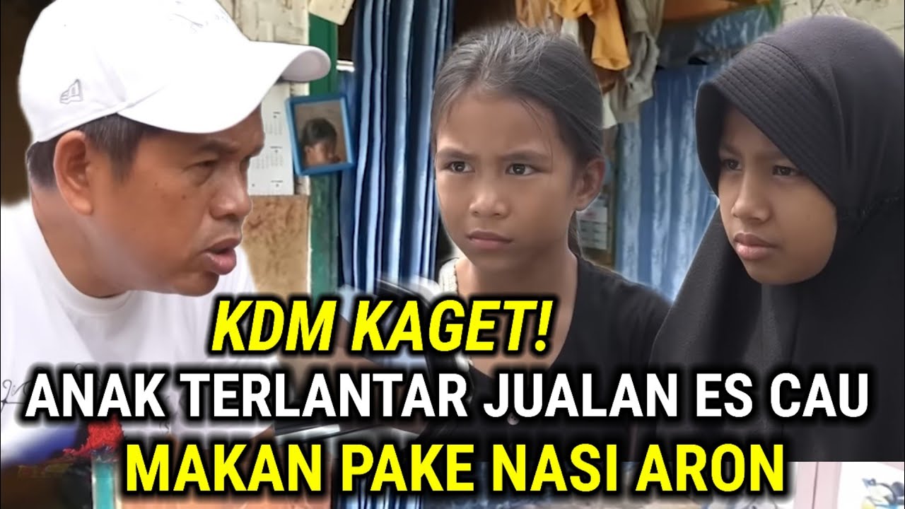 KDM KAGET! DI TINGGAL AYAH IBU ANAK JUALAN ES KELILING | MAKAN HANYA DENGAN ARON 