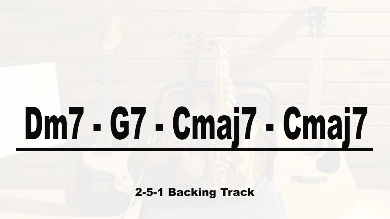 2 5 1 Bossa Nova Practice Backing Track C Major