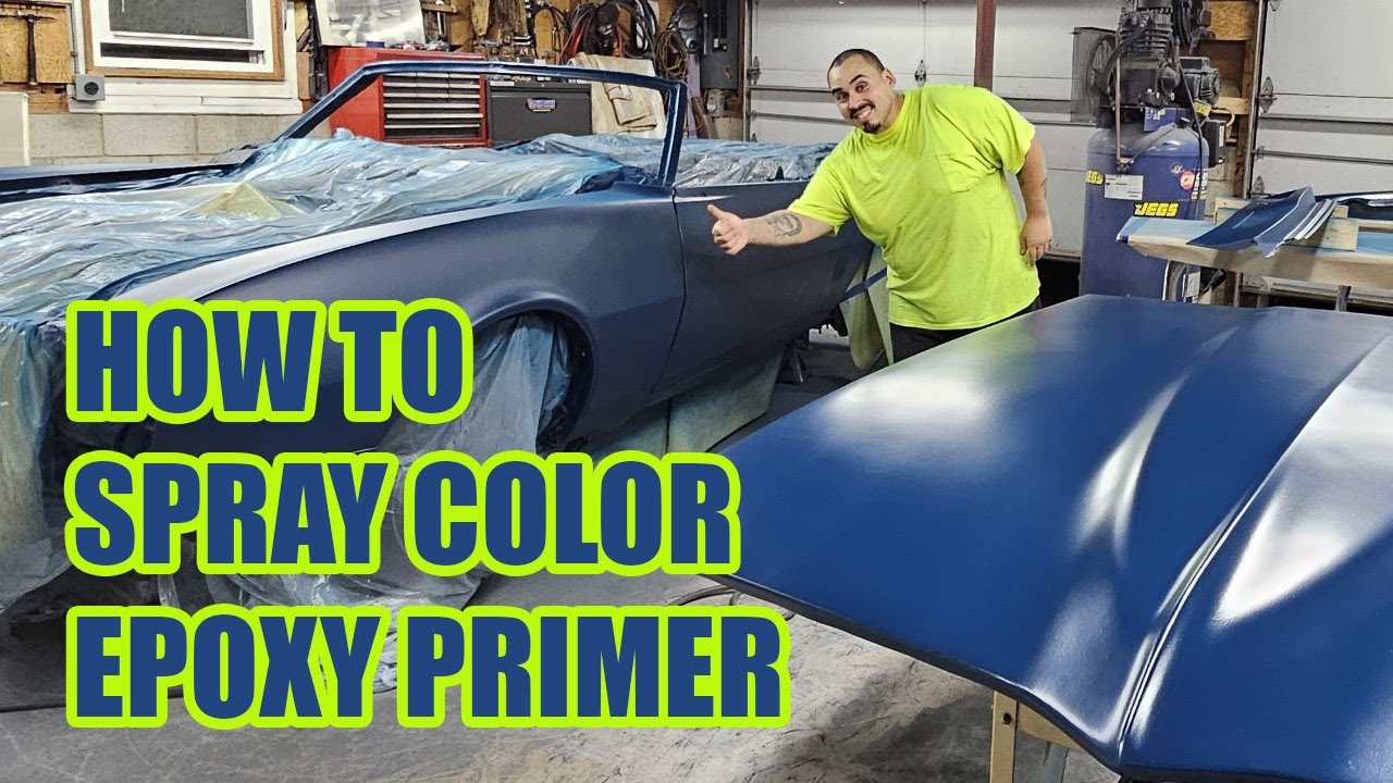 How to Spray Color Epoxy Primer | Classic American Muscle Car Restoration Step-by-Step