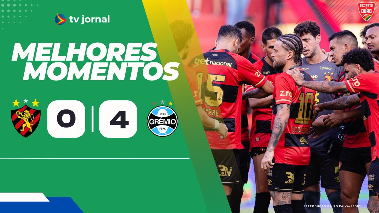 Sport 0x4 Grêmio - Melhores Momentos - Série A - 07.12.2025