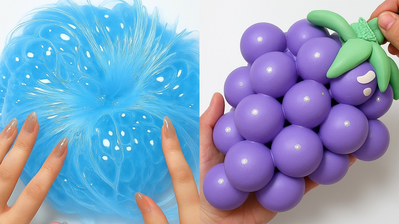 12 Hour of Relaxing Slime ASMR – Dreamy Squishes and Calm Energy