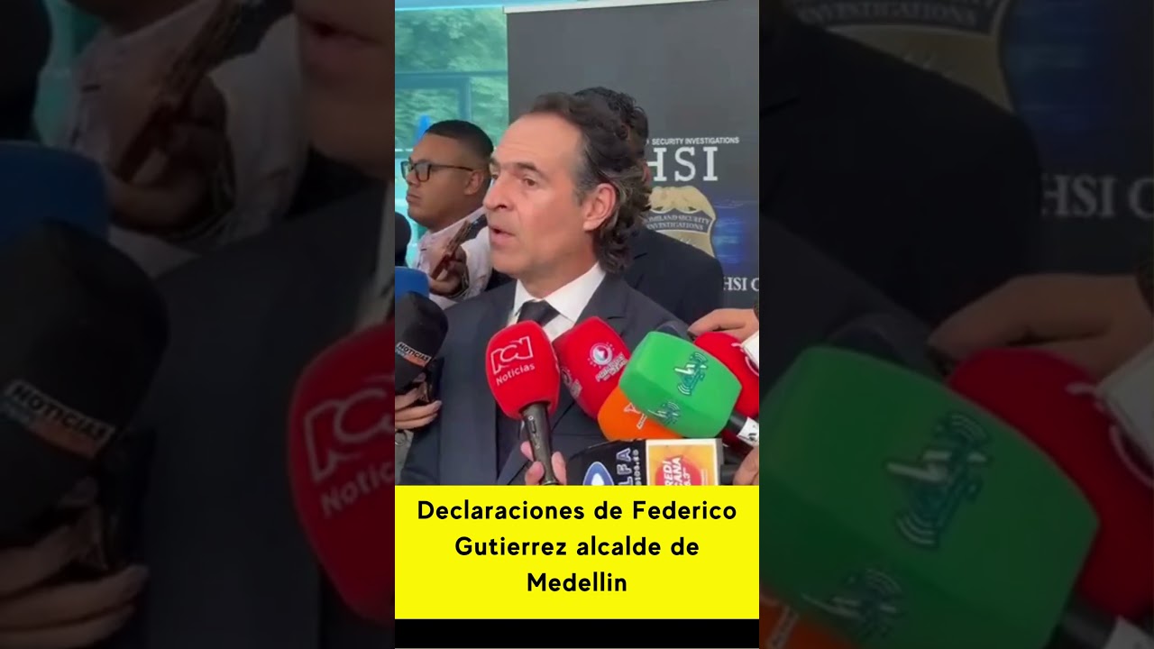 El alcalde de Medell&iacute;n dijo que est&aacute;n matando a la gente de manera premeditada