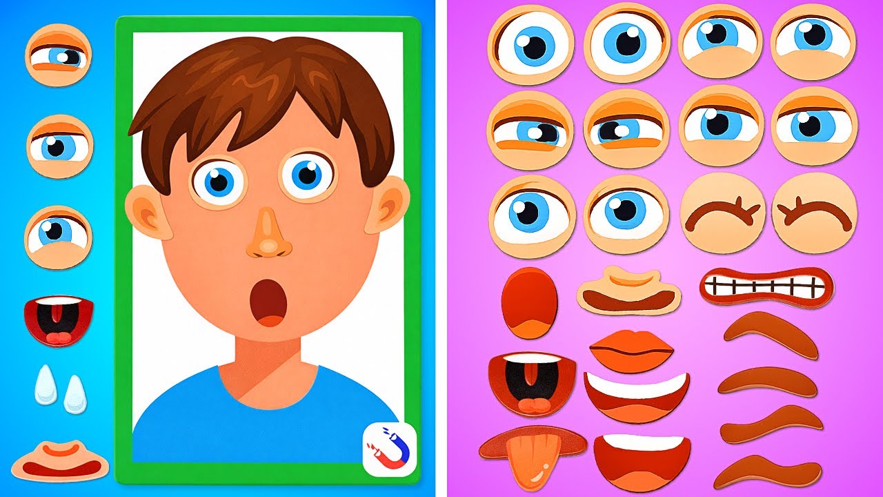 Learn About Feelings | Preschool Puzzle Game with Fruits